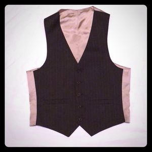 High quality material brown men’s Vest and Pants